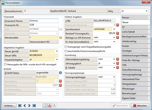 Personaldaten Personaldaten